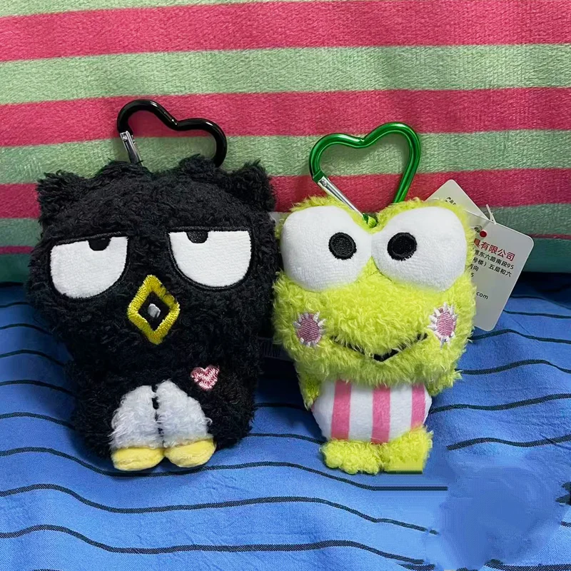 

Sanrio New Model Big-Eyed Frog Cool Penguin Cartoon Anime Periphery Plush Doll Package Hanging Cute Keychain Girl Birthday Gift