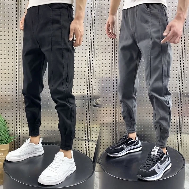 タイツ男性スポーツパンツジョガースリムスキニークリアランスセール快適な秋冬の必需品メンズスウェットパンツハーレムズボン