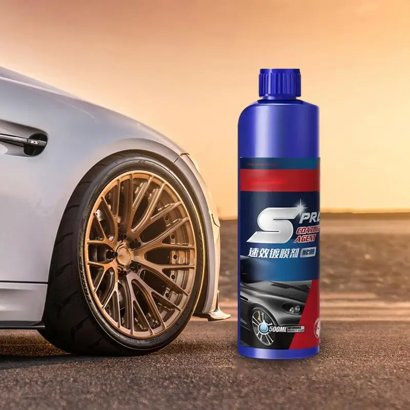 3 In 1 Car Paint Repair Ceramic Coating Spray 500ml Quick Nano-coating Spray Wax Automotive Hydrophobic Polish Paint Cleaner