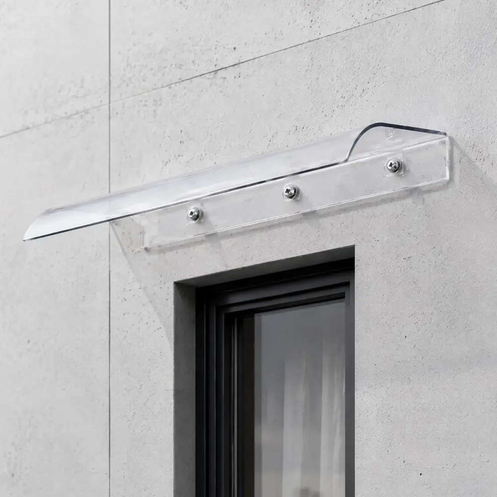 Outdoor Window Awning Rain Shelter for Windows Exterior Window Awning Canopy Rain Shelter Cover Weatherproof Pet Outdoor Garden