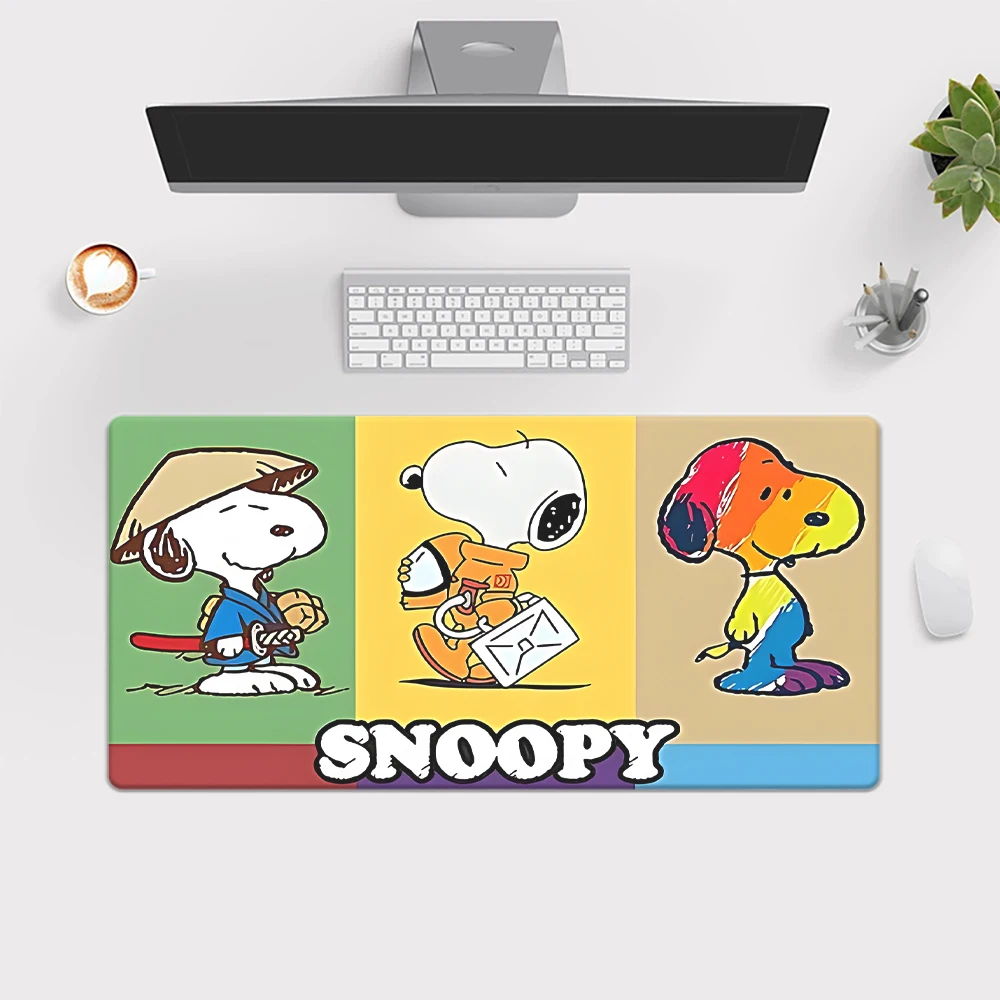 Large Mousepad XXL Snoopy  Pad Keyboard Gaming Accessories Mouse Mats Game Office Computer PC Gamer Laptop Desk Mat