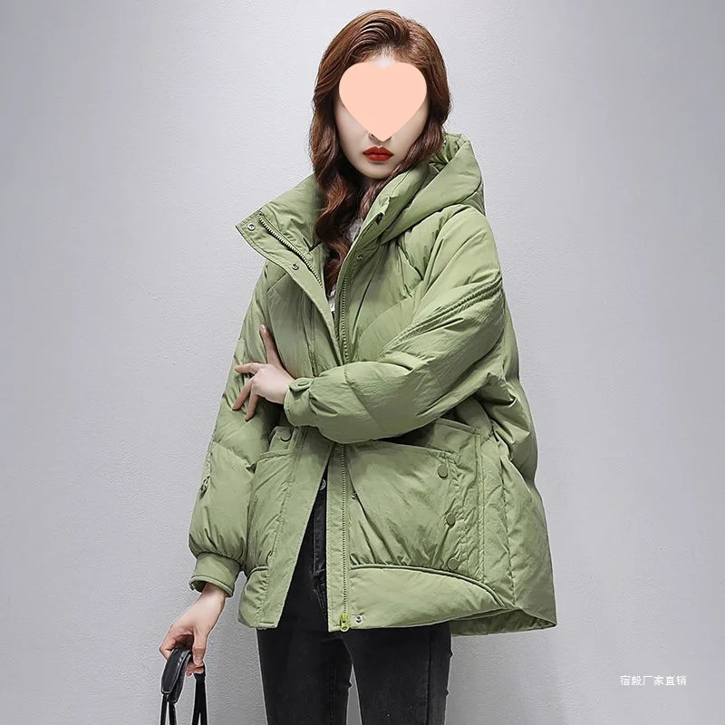 

Petite Women's Winter 2025 New Korean Style Design Down Coat Short Cotton Padded Jacket Outerwear