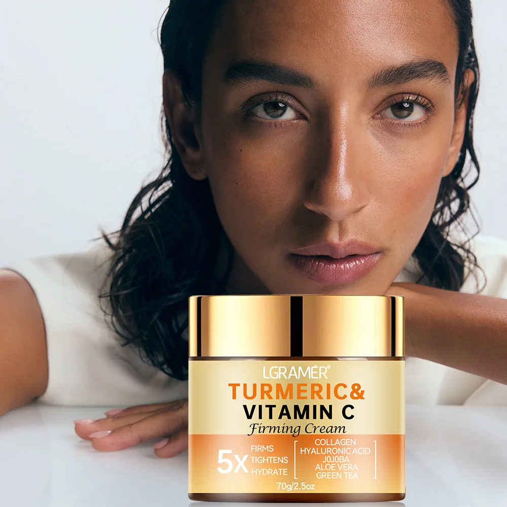 Turmeric Vitamin C Face cream Retinol Moisturizing Firming Hyaluronic Lightening Repairing Smooth Skincare Whitening Creams