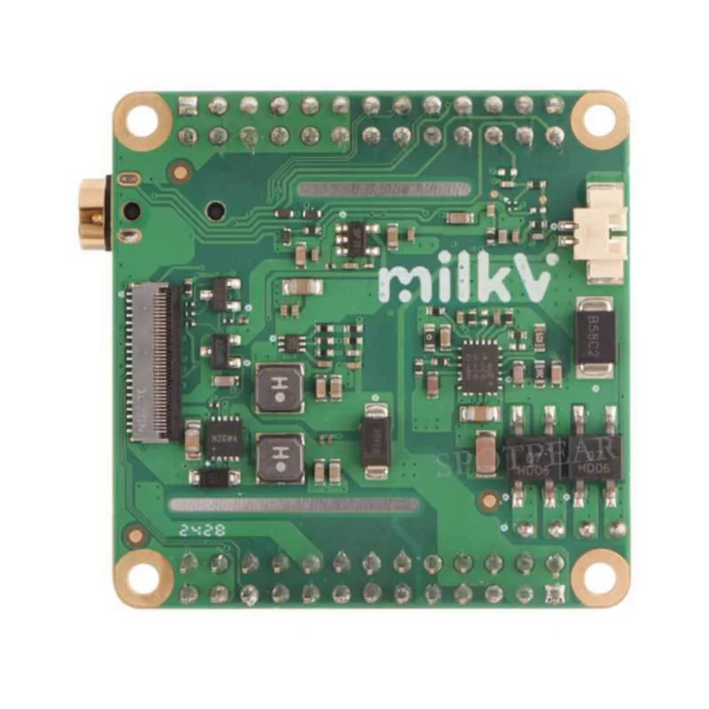 -A15I untuk Milk-V Duo S Poe HAT Papan Ekspansi MIPI DSI dan Antarmuka Audio Mendukung Catu Daya POE B
