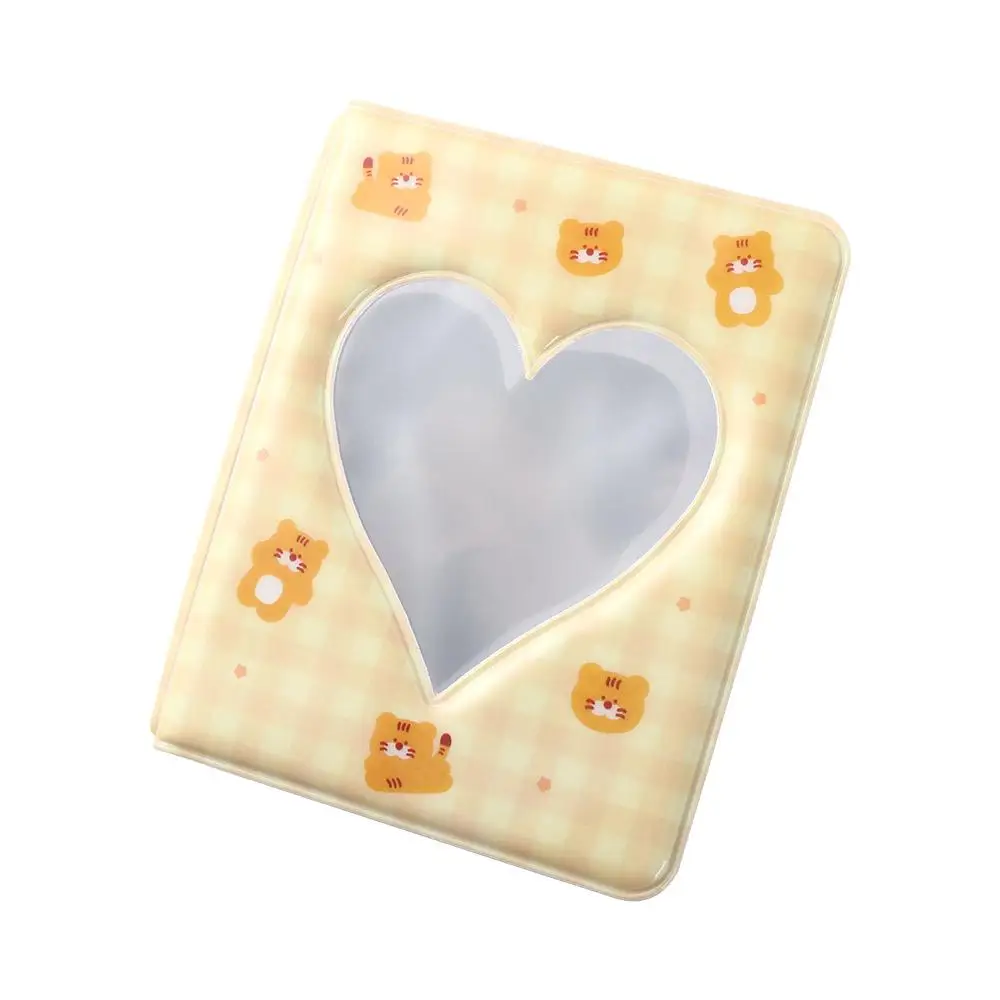 

Cute Cartoon Bear Photo Album Pastic Ins Hollow Picture Storage Case Waterproof Anti-scratch Love Heart Photo Album protecting