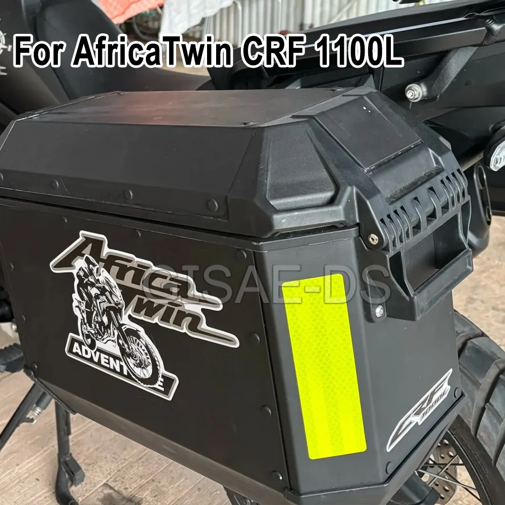 

For Honda Africa Twin CRF1100L CRF 1100 Motorcycle Aluminium Box Kit Trunk Cases Panniers Luggage Stickers 2019 2020 2021 2022