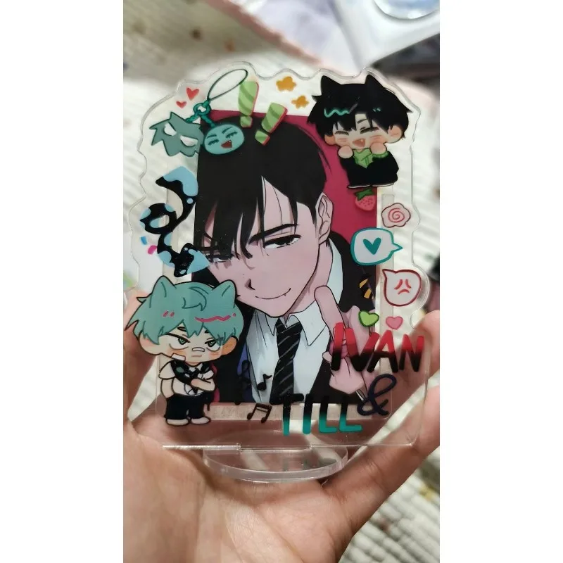 تلفزيون الغريبة المرحلة إيفان حتى 3 بوصة Kpop Photocard حامل صور حامل بطاقة تخزين حامل عرض إطار الصورة سطح المكتب الديكور #6