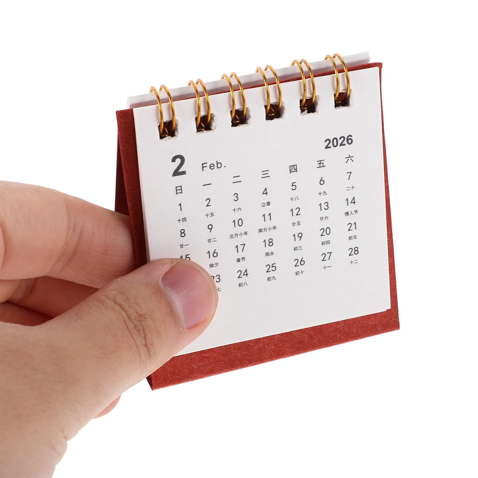 

Small Desk Calendar 2026 Minimalist Standing Flip Daily Planner with Clean Layout for Office Home School Desktop Calendar Mini