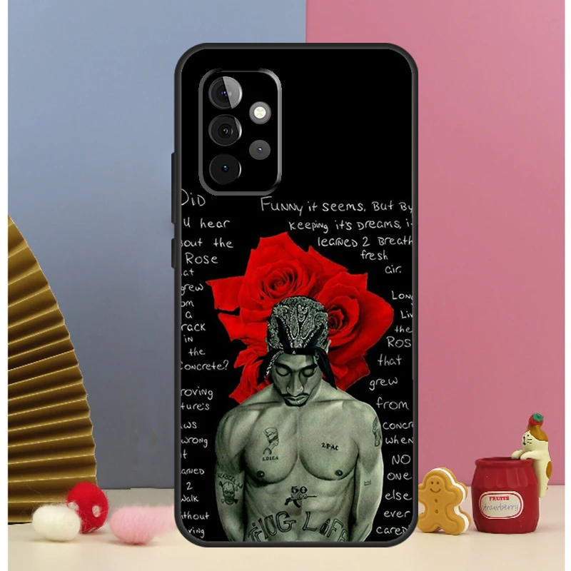 2pac tupac Crown 2 pac Phone Case For Samsung Galaxy A12 A32 A52 A14 A24 A34 A54 A53 A33 A13 A15 A25 A71 A51 Cover