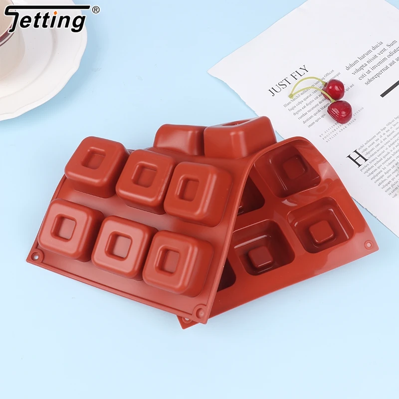 1Pcs 15 Cavity Square Silicone Mold DIY Cake Baking Jelly Pudding Chocolate Mould Ice Cube Muffin Cupcake Biscuit Bake Tray