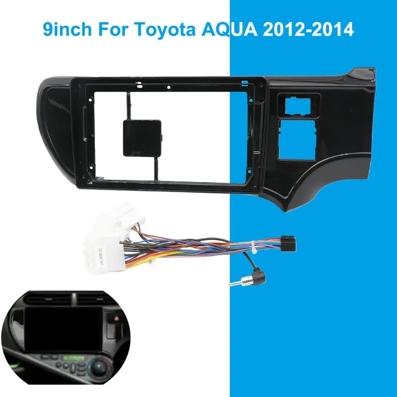 

Для TOYOTA 2012-2014 AQUA 9 дюймов RHD УФ автомобильное радио Android стерео аудио экран мультимедийный видеоплеер навигация жгут рамка