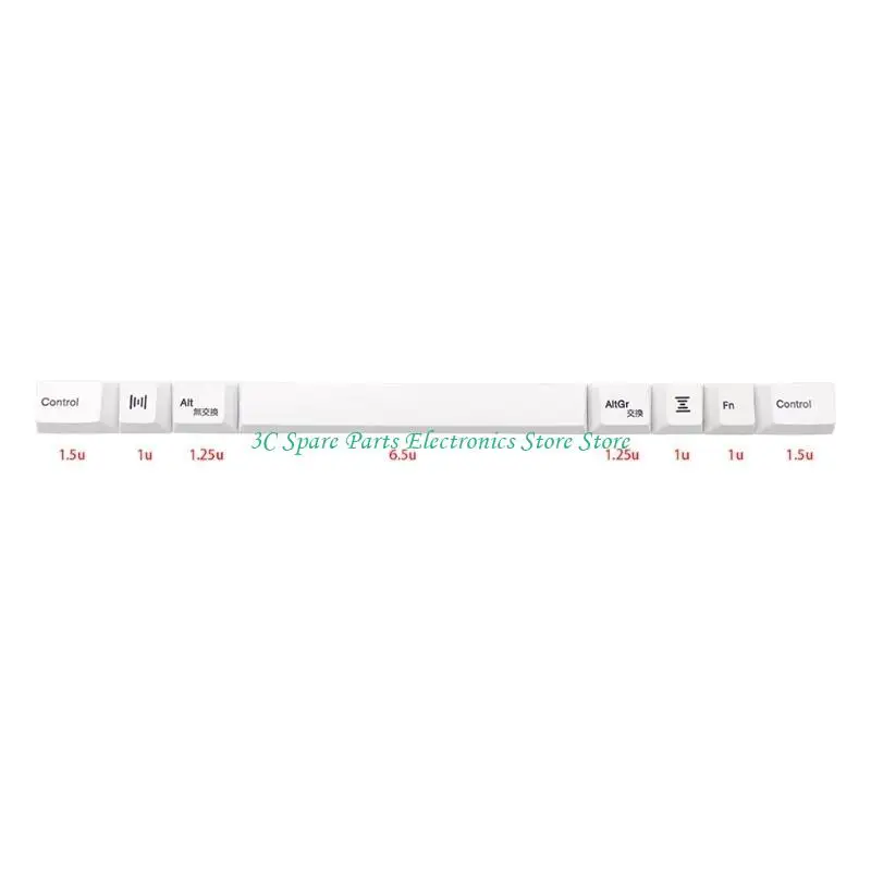 

12pc 135Keys PBT Dye Sublimation Sublimation Cakecaps для механических игровых клавиатур MX переключатели