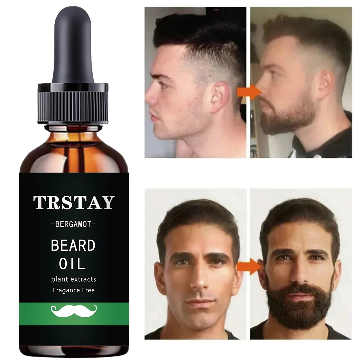 50ml Facial Hair Growth Beard Growth Essential Oil Man Beard Modifier Product Improves Frizz Fast Powerful Hair Growth Liquid
