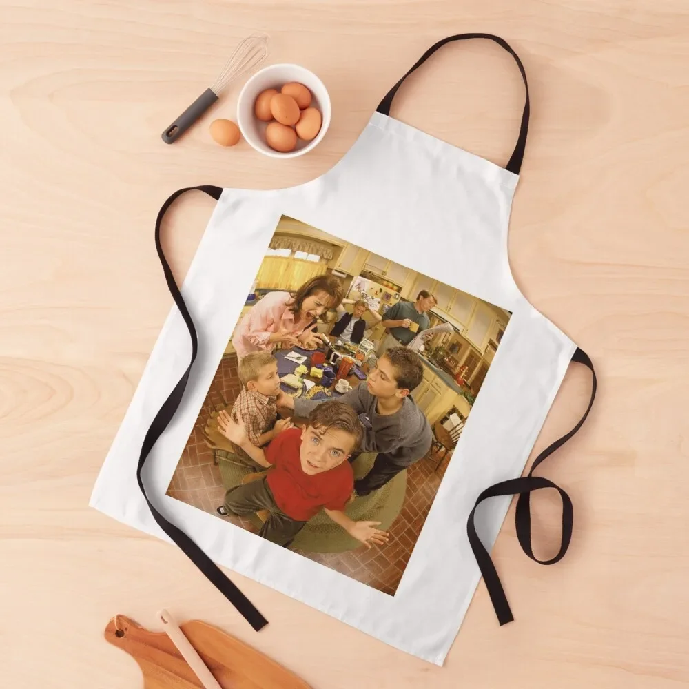 

Malcolm in the Middle Apron Men gift Kitchen Kawaii Accessories Apron