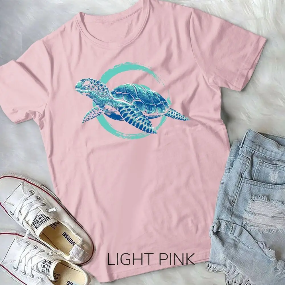 Cute Sea Animal Lover Ocean Pet Owner Gift Aquarium Turtle Unisex T-shirt