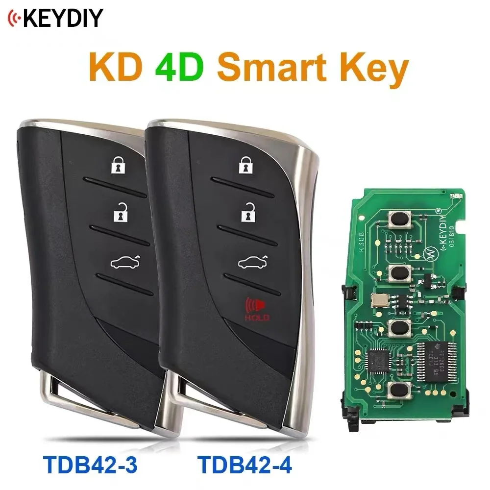 

KEYDIY TDB42-3 TDB42-4 TDB 4D KD Smart Car Key Universal for Toyot Lexu FCC ID: 0140 3370 5290 F433 A433 0500 6601 0111 6221 1pc