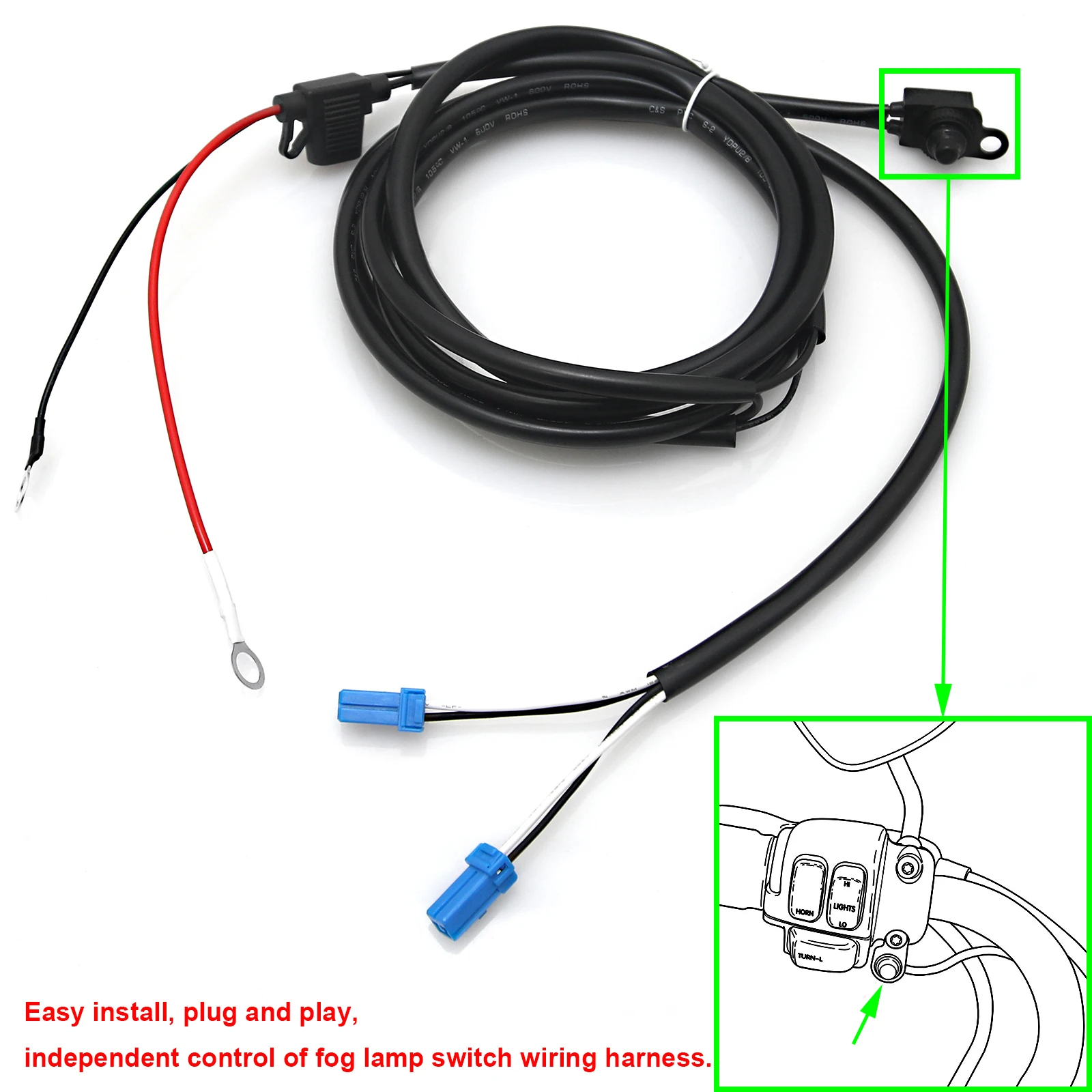 Staffa di montaggio dell\'alloggiamento della luce di passaggio da 4.5 \'\'staffa cromata FLHX FLHXS FLHXXX per fendinebbia per harley touring 2006-2023