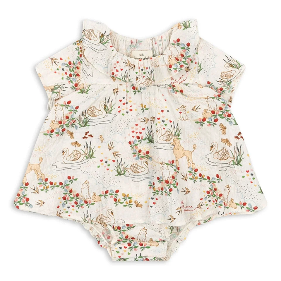 0-24-ヶ月新生児女の子無地ソフトボディスーツレースフレアスリーブサマーロンパースとヘッドバンド幼児女の赤ちゃん服