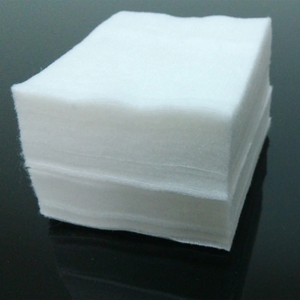 400 قطعة مزيل ماكياج وسادات قطنية لينة ماصة المتاح محبوكة منصات تنظيف الوجه مسمار الفن القطن للعناية بالبشرة #3