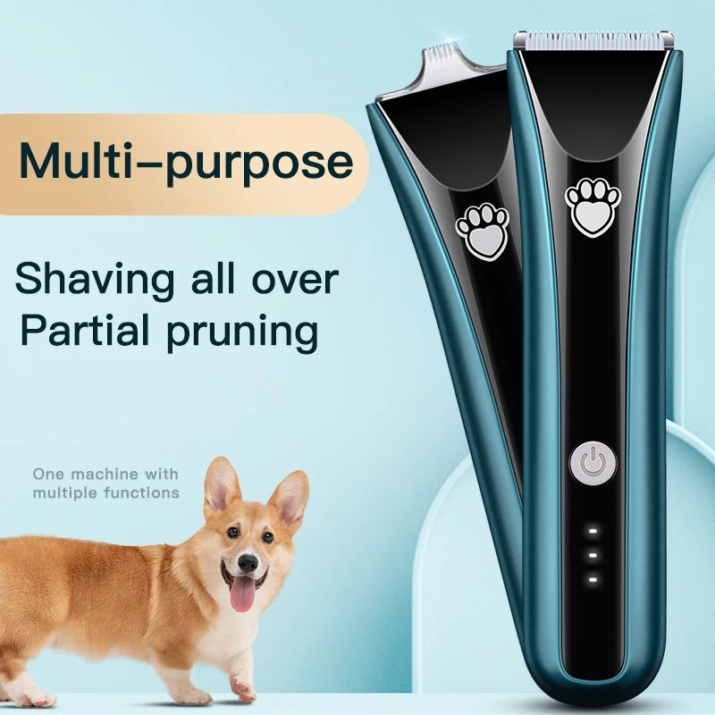 Professional Clipping Machine Dogs Hair Remover Electric Clippers Animal Grooming Clippers Cat Cutter Shaver Set IPX7 Waterproof