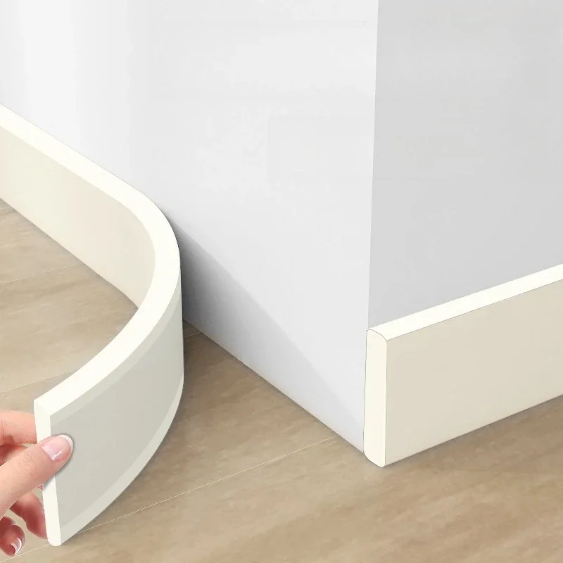 2M Waterproof Enclosure Self Adhesive Skirting Line 3D Wall Sticker Thickened Anti-collision Decoration Corner Line