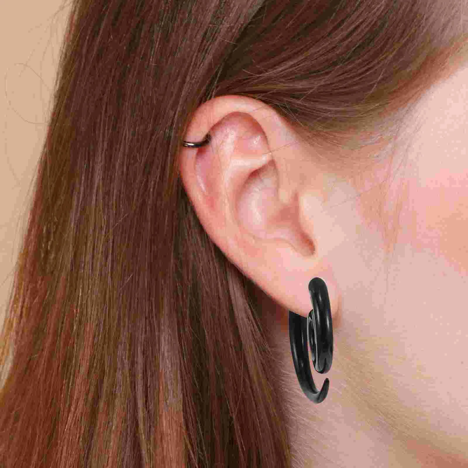 Tunnels Expander Gauges Snail Spiral Earrings Hoop Men Punk for Women Body Piercing Tapers