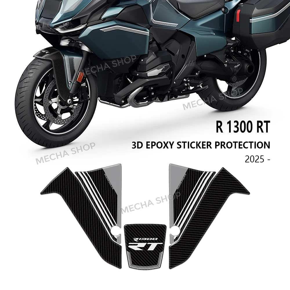 

For R1300 RT R 1300 RT Accessories 3D Resin Sticker Protection Kit Fender Decals 2025 2026