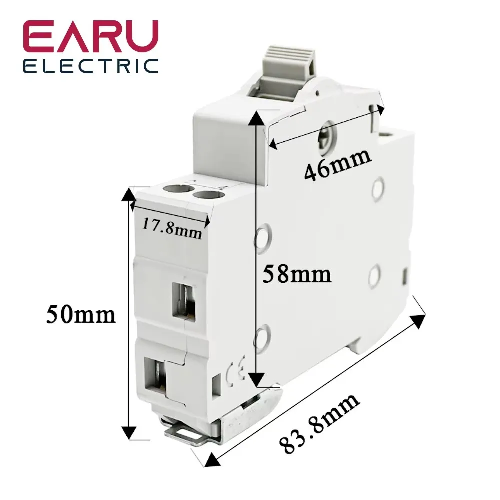 1P 40A 63A MTS Dual Power Manual Transfer Interlock Circuit Breaker Din Rail Isolating Discounnecting Switch