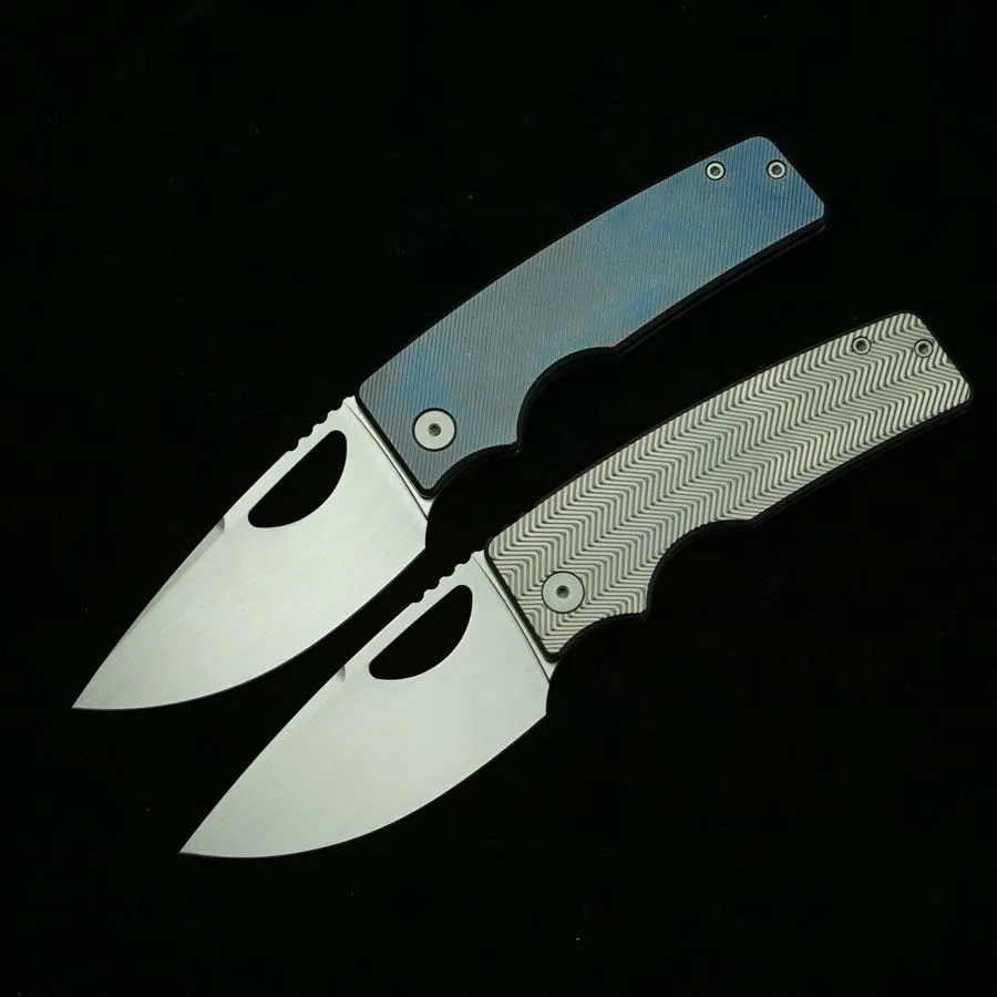 LEMIFSHE New V3 Rosie XL Real Titanium Handle M390 Blade Folding Knife Outdoor Camping Kitchen Survival EDC Tool