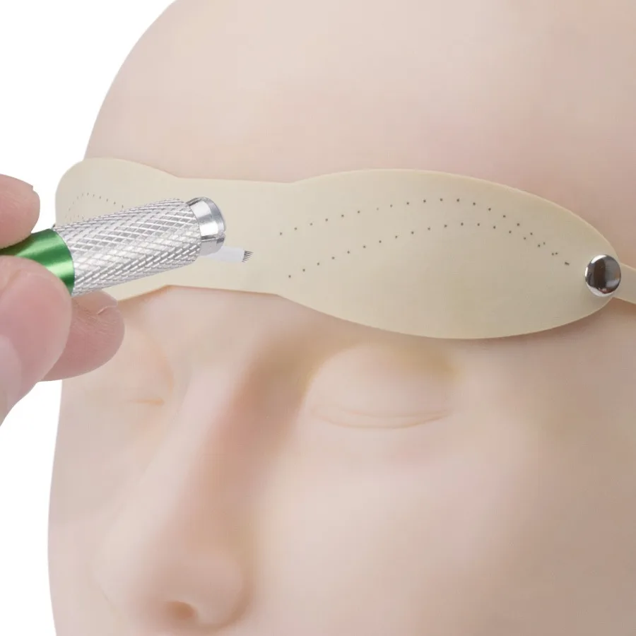 5pc Head-mounted Eyebrow Simulation Tattoo Pad. Eyebrow Tattoo Mask. Make-up Practice Tool, Suitable Novices and Tattoo Artists.