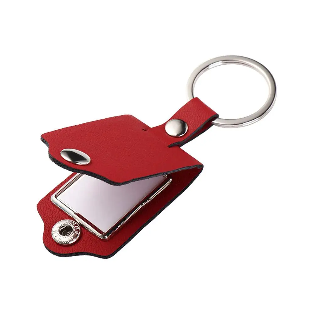 Valentine's Day Gift DIY Photo Keyring PU Leather Photo Frame Key Chains Personalized Fashion Car Key Ring Men