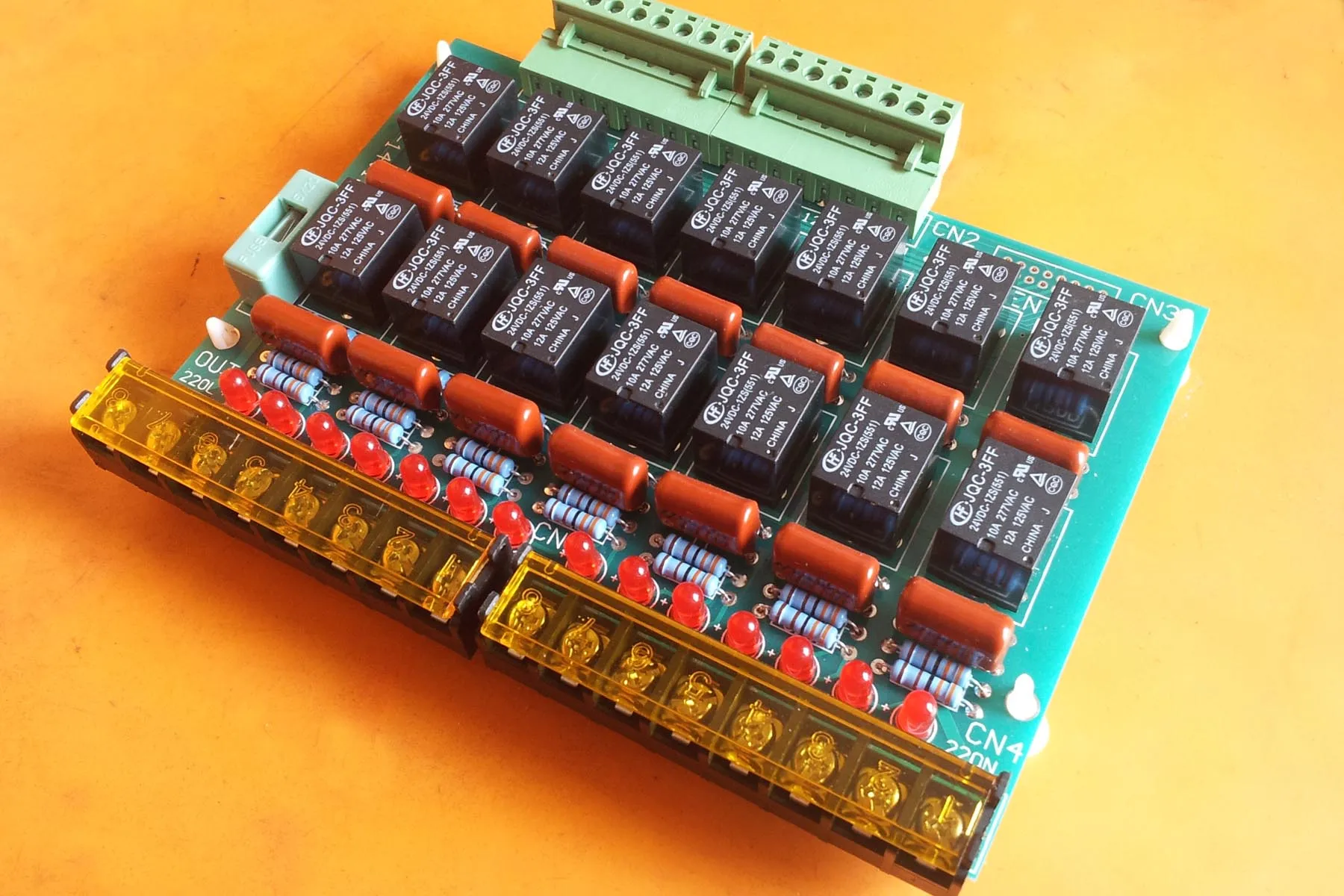 14 way injection molding machine output board relay output board distance to computer relay board ks36 - 14V