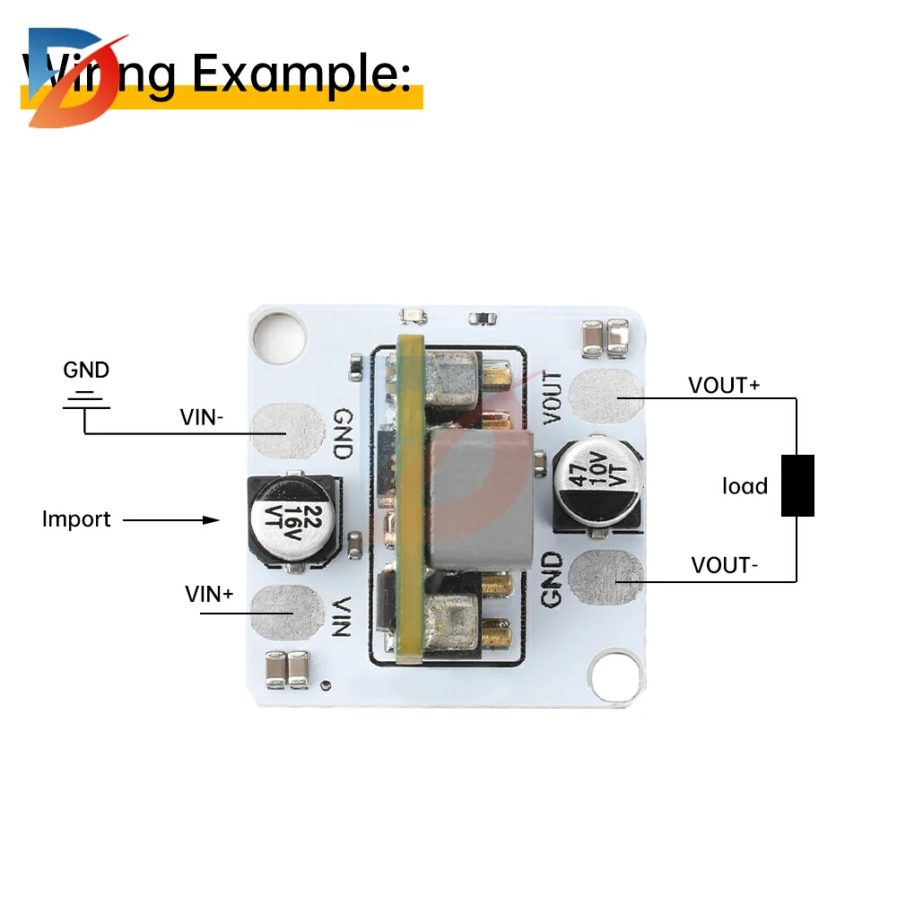 Modulo step-down del modulo di alimentazione regolato ad alta potenza da 10 A Modulo step-down DC da 9-14 V a 5 V con uscita DC-DC