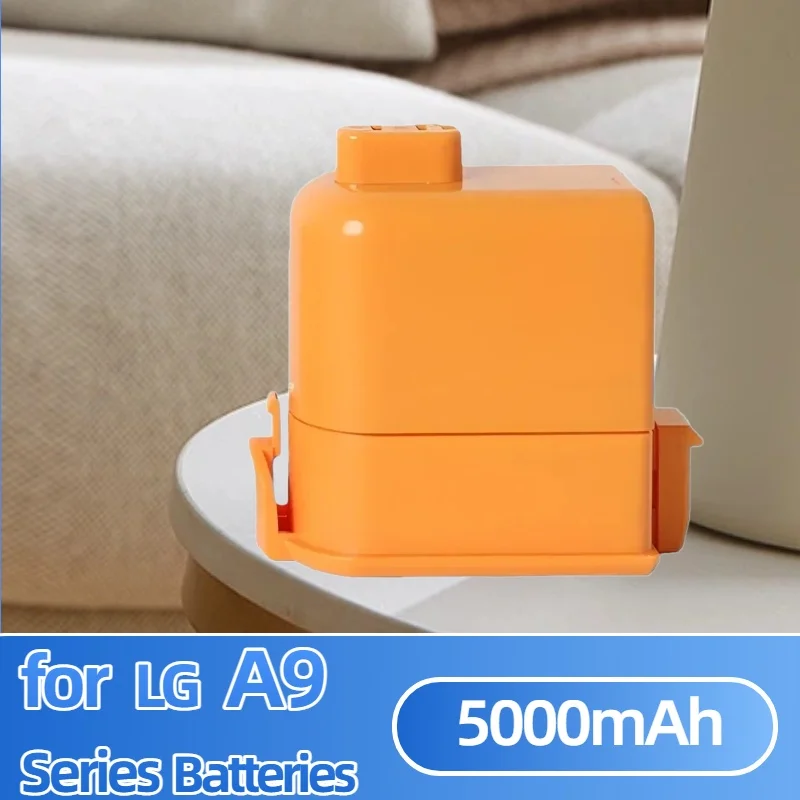 

2500mAh-5000mAh Battery Replacement for LG Cord Zero EAC63382204, Works with A9/A9S/P9/A9K-CORE/A9MAX/A9T-Ultra/A9K-PRO/A9N