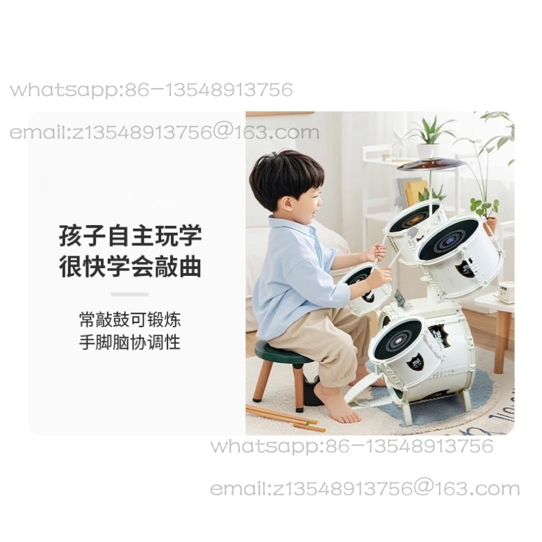 

High-grade educational power platinum drum kit factory direct sales spot