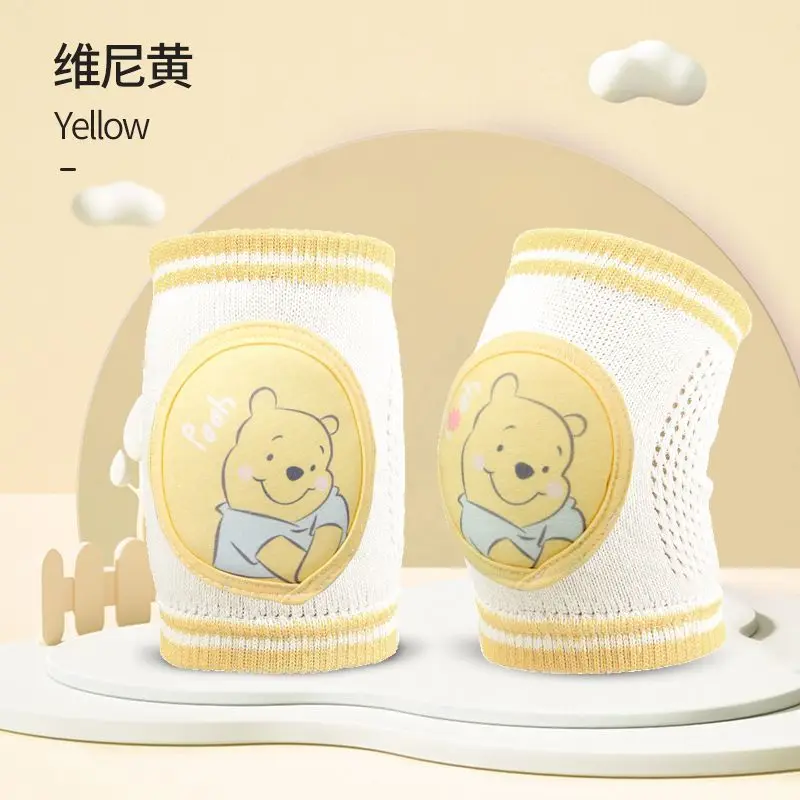 Disney Lotso Mickey Minnie rodillera bebé gateando dibujos animados kawaii fino anticaída protección infantil rodillera cubierta equipo de protección