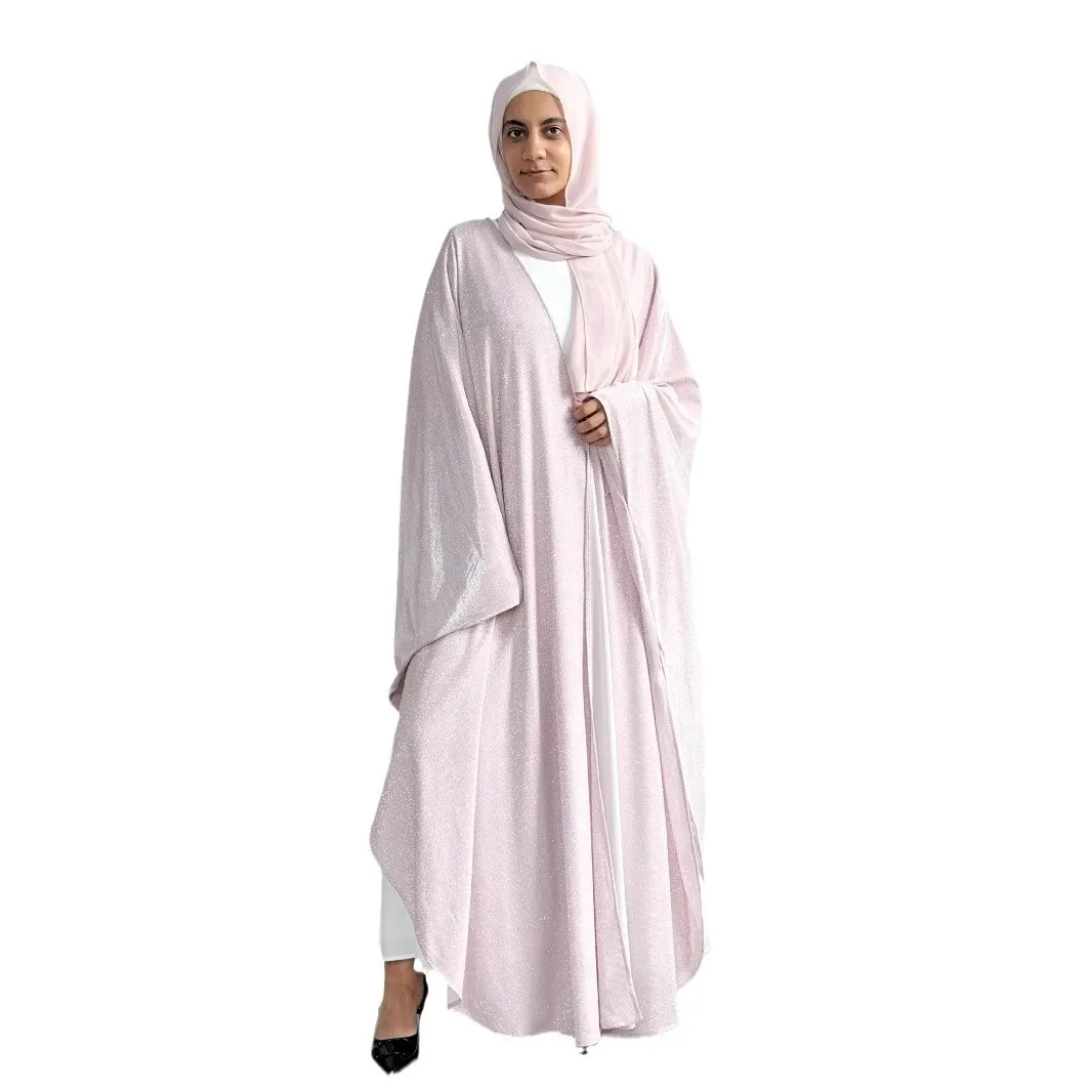 Robe longue musulmane Eid pour femmes, robe cardigan arabe, Jalabiya Ramadan, caftan Islam, robe modeste, robe éducative marocaine, Abayas ouvertes de Dubaï