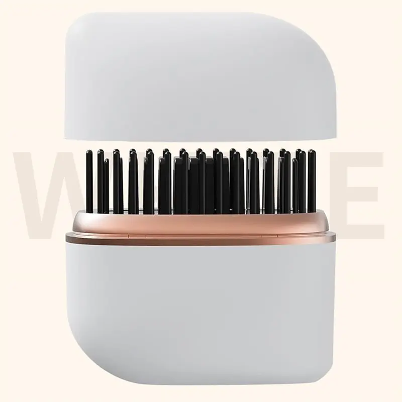 Small Hair Straightener Brush Hair Straightener Brush Multiple Temperature Levels Styling Comb Shinys Hair Small Straightener