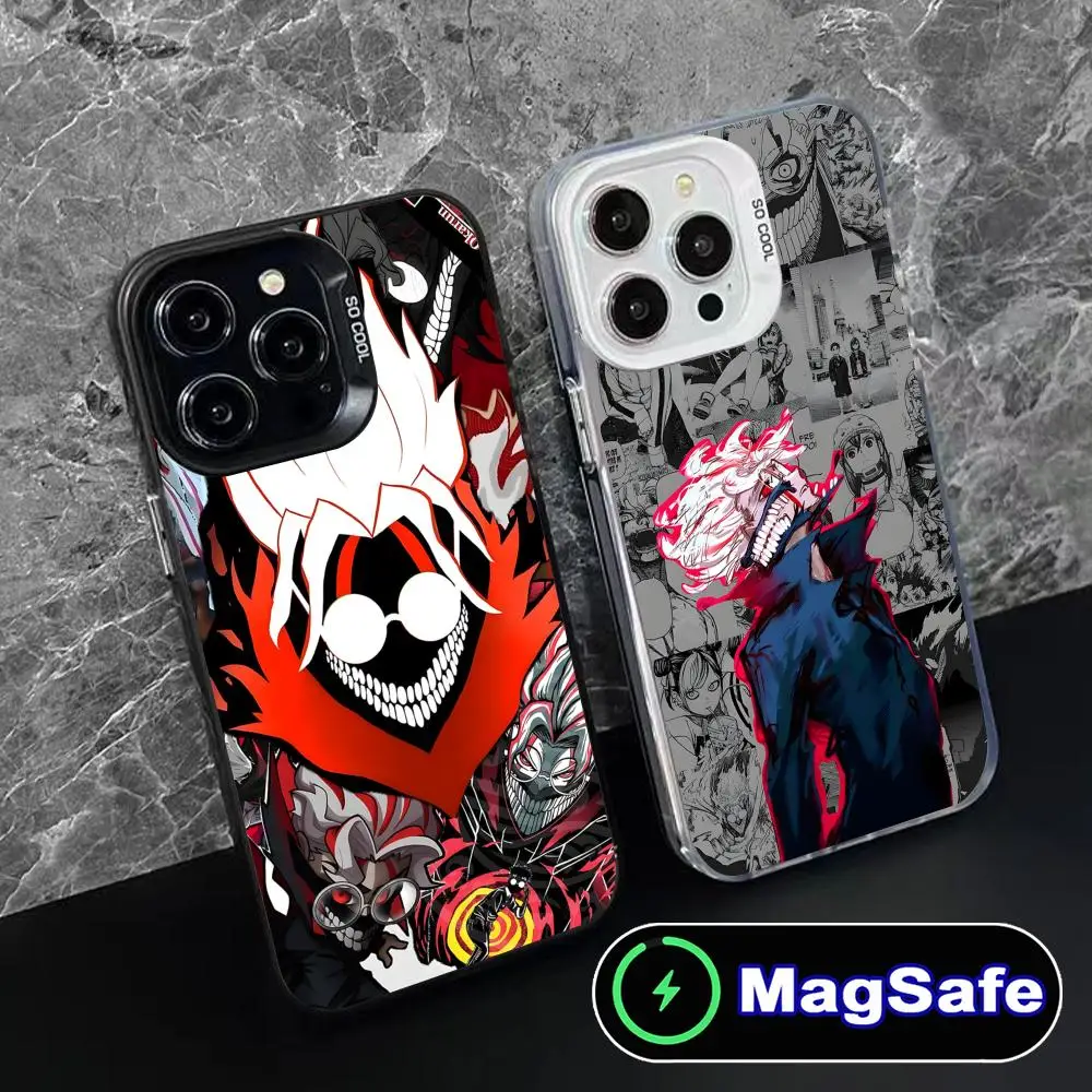 

Чехол для мобильного телефона Dandadan Okarun для iPhone 16, 15, 14, 13, 12, 11 Pro Max Plus MagSafe, полупрозрачный цветной защитный роскошный чехол