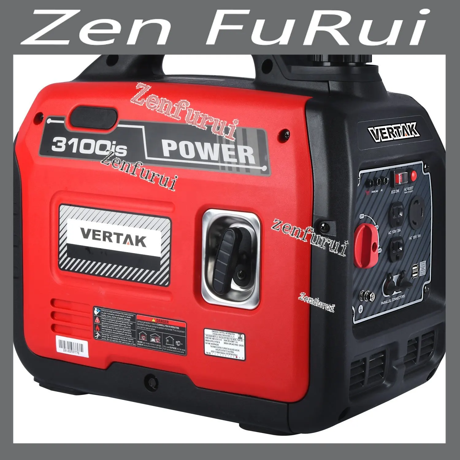 Generation Equipment Super Quiet Generator VERTAK Portable Household 2800W Mini Gasoline