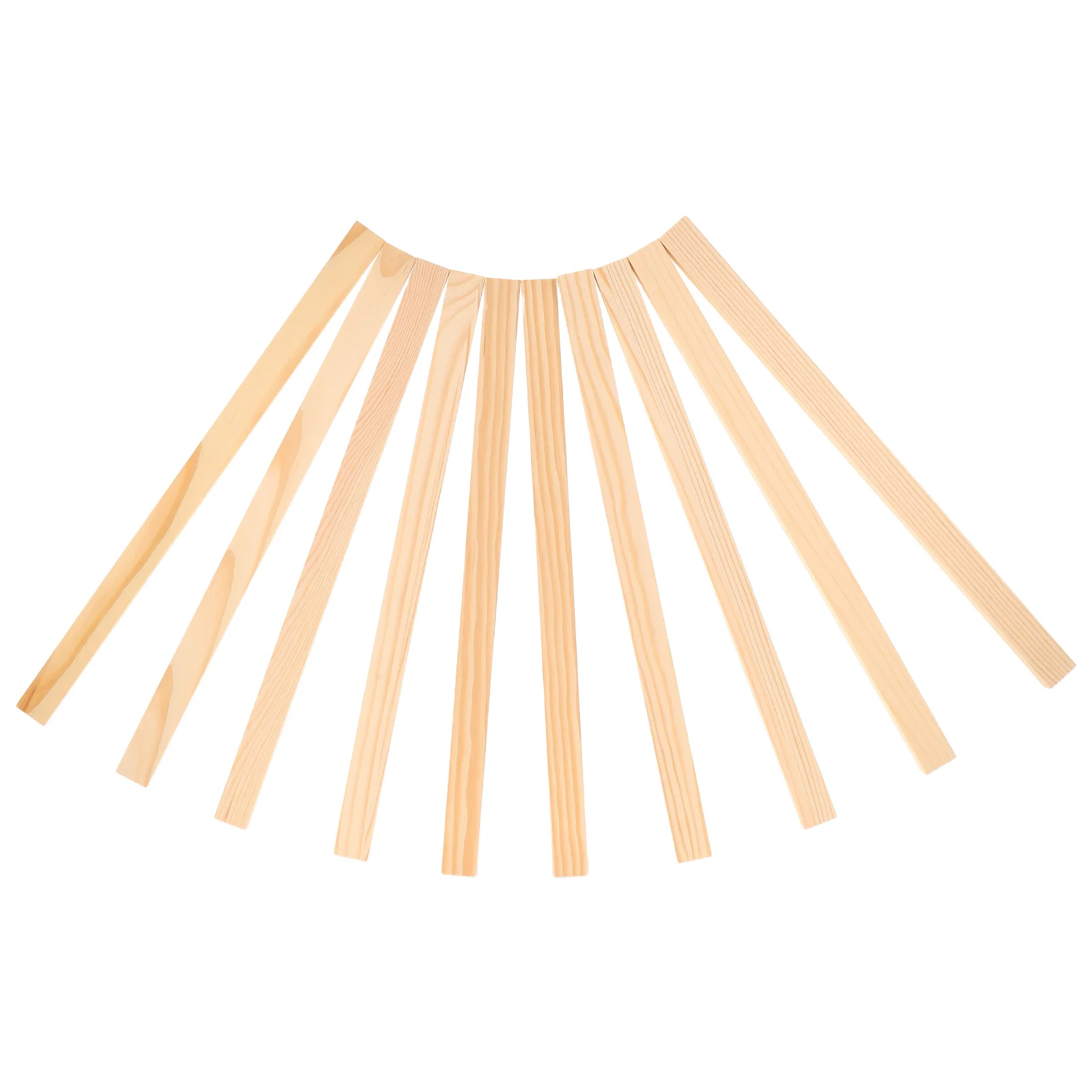 

10Pcs Pottery Teaching Mud Stick Guide Wooden Slab Rollers Depth Tools for Polymer Clay Projects Wood Rolling Guide Sticks