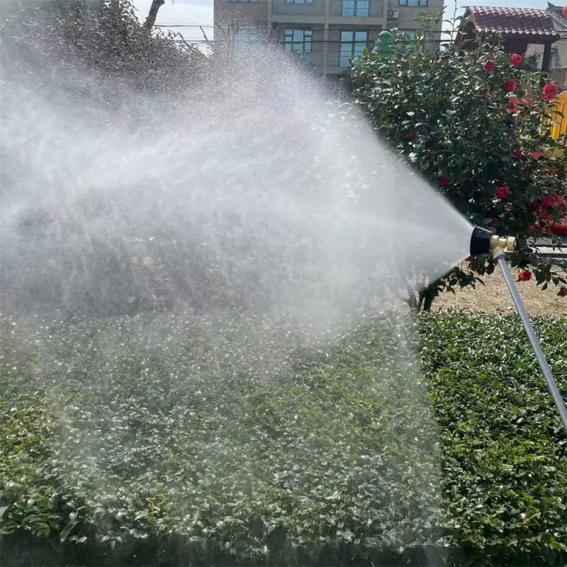 Sproeier Nozzle Water Hogedruk Zwart Zinklegering Atomizing Mondstuk Landbouw Irrigatie Koper Mondstuk