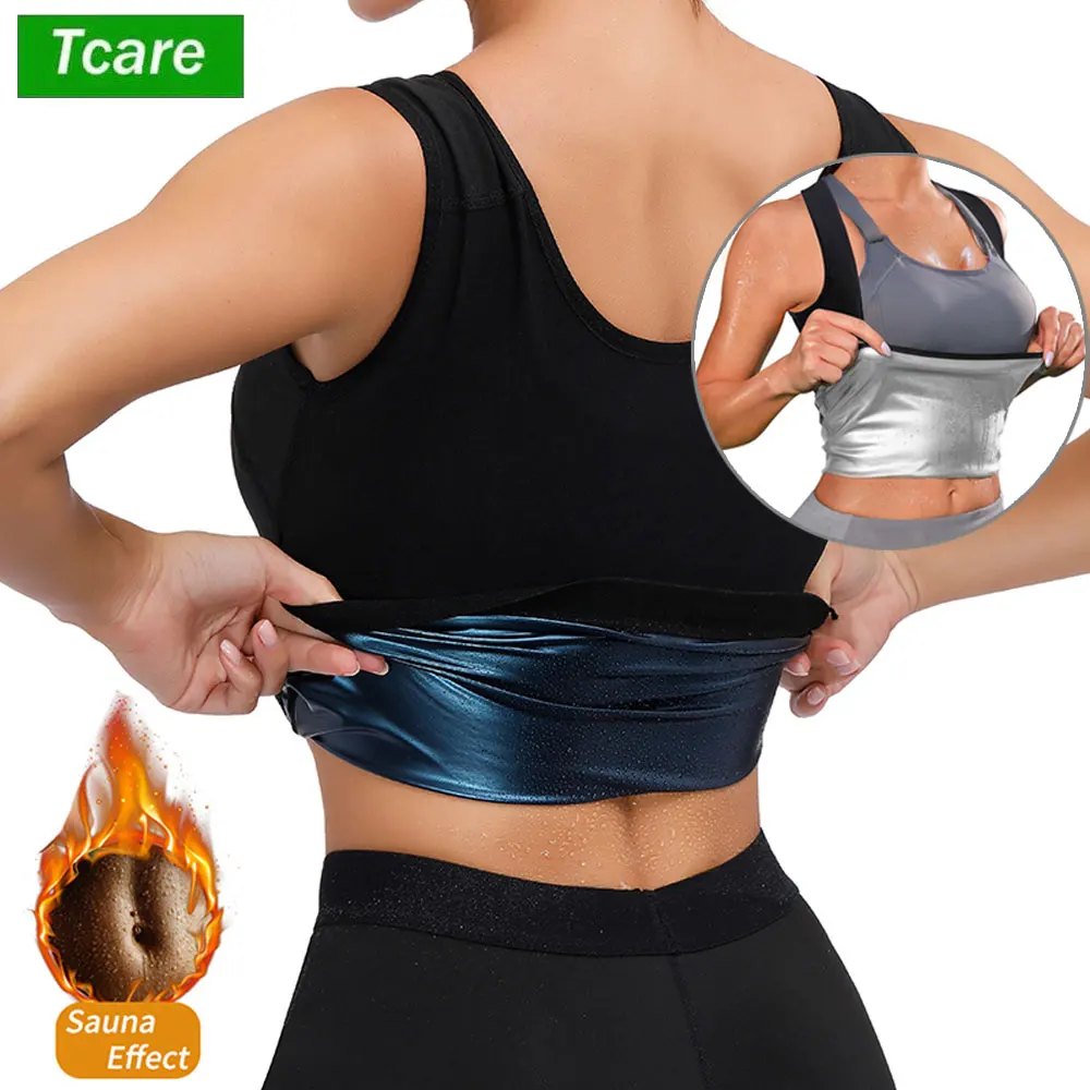 

Sauna Sweat Vest Workout Tank Top Waist Trainer for Women, Compression Workout Enhancing Vest, Gym Home Heat Trapping Sweat Vest