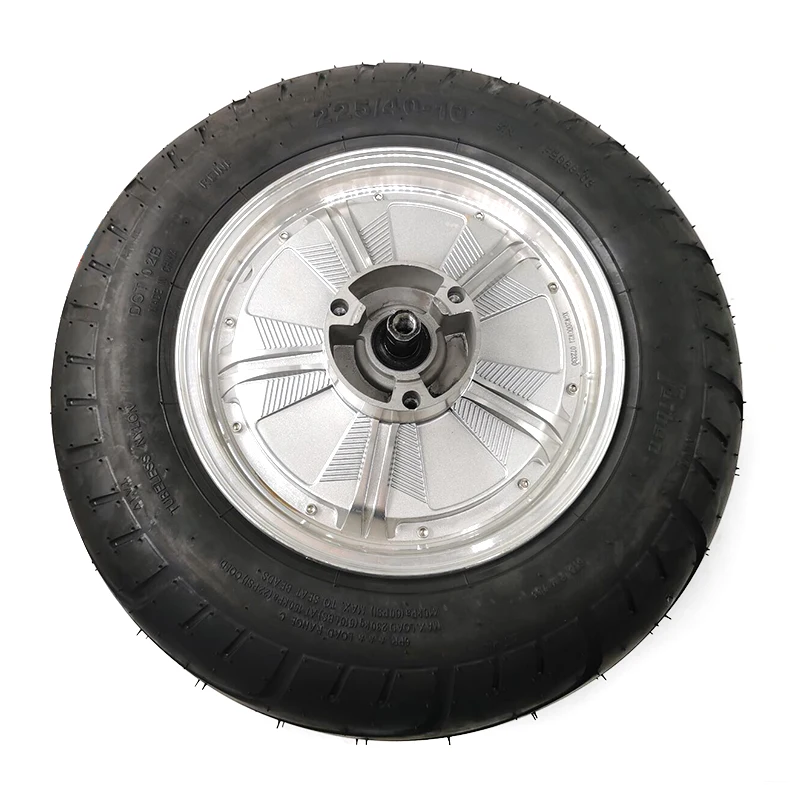 225/40-10 Front Wheel Tubeless Tire 60V 2000W Motor  Hub for Citycoco Electric Scooter/bike Modification Parts