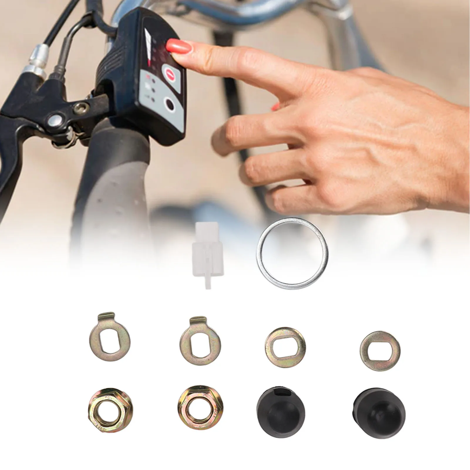 

ZK40 Стальной велосипедный мотор-концентратор M14, комплект шайб с валом 14 мм для электрических велосипедов, скутеров