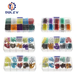 Car Fuse 5/7.5/10/15/20/25/30/35/40A Mini/Small/Medium 32V Automotive Blade Type Zinc alloy Fuse with Box Clip