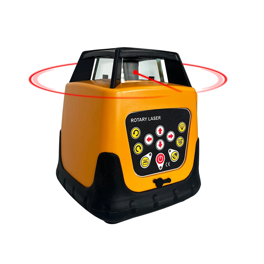 Heipoe surveying laser tool HP203R red beam self-leveling 500m rotary laser level with Receiver & remote control