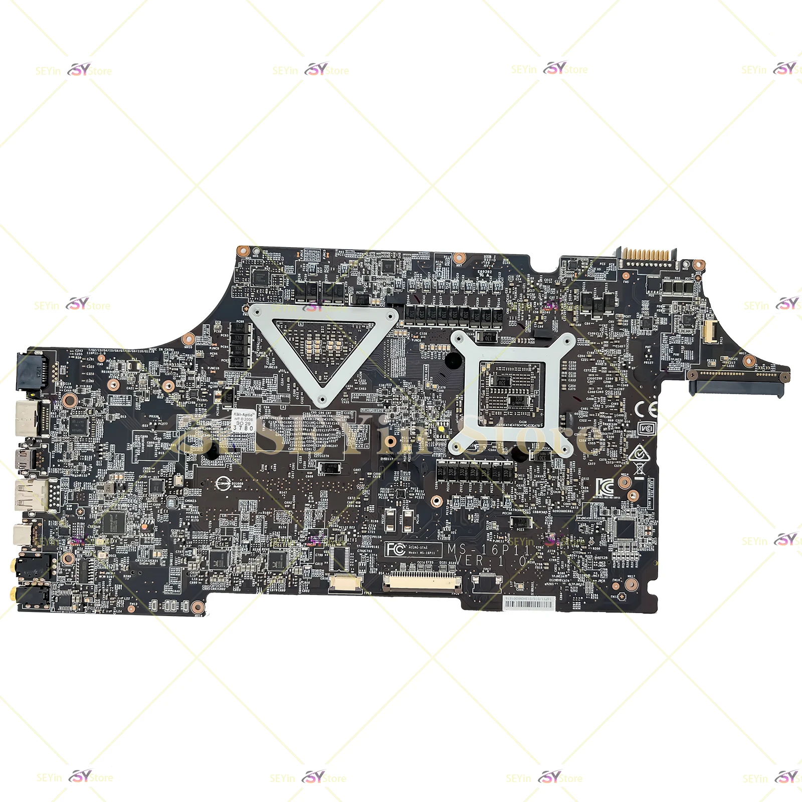 MS-16P11 Moederbord Voor MSI MS-16P1 Laptop Moederbord I7-7700HQ GTX1070-8G 100% Werken