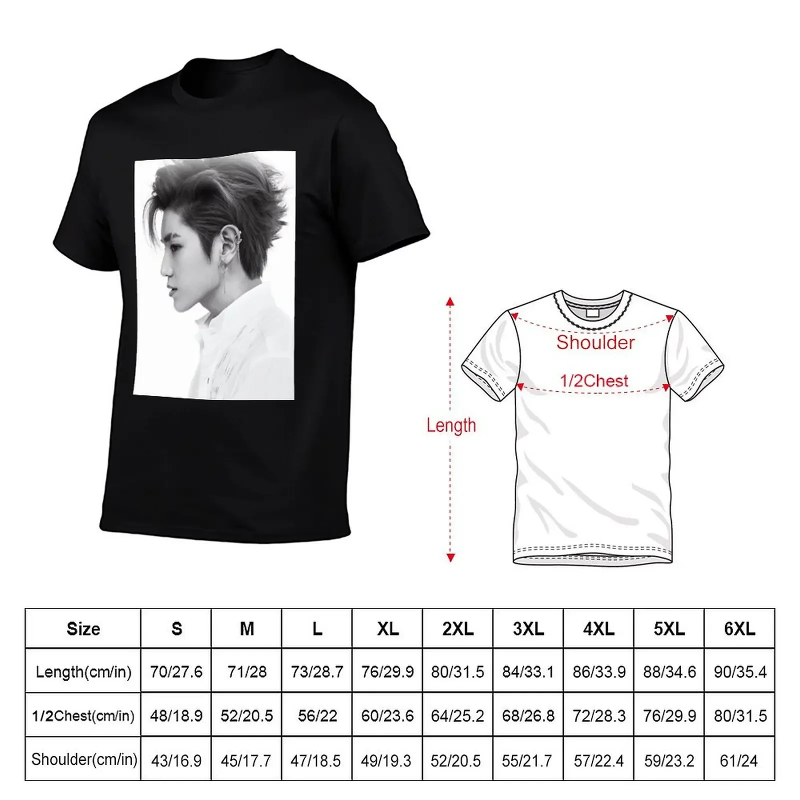 Lee Taeyong T-Shirt cotton graphic tees plain graphic shirts mens funny t shirts