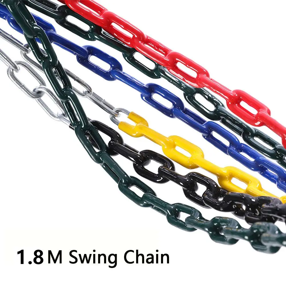 Swing Set Accessory Replacement Swing Chain Plastic Coated Iron Chain Swing Accessories Kids Outdoor Sports Toy